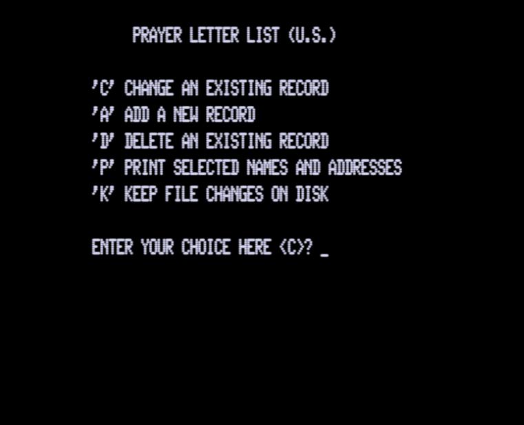 Screen shot